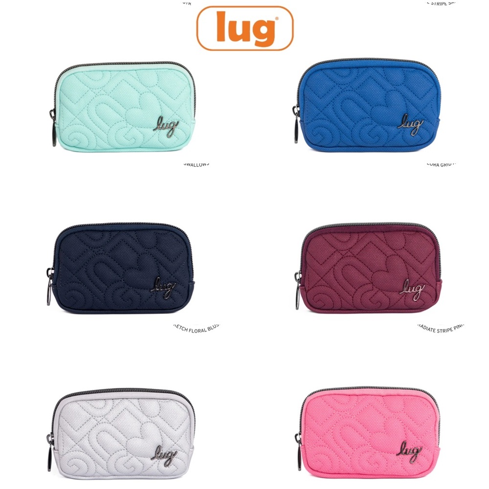 Lug Barrel Love Matte Luxe VL Zip Wallet NWT